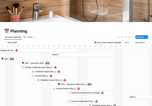 planning planning gantt notion